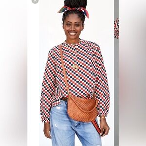 CV St. Martin Classic Checker blouse